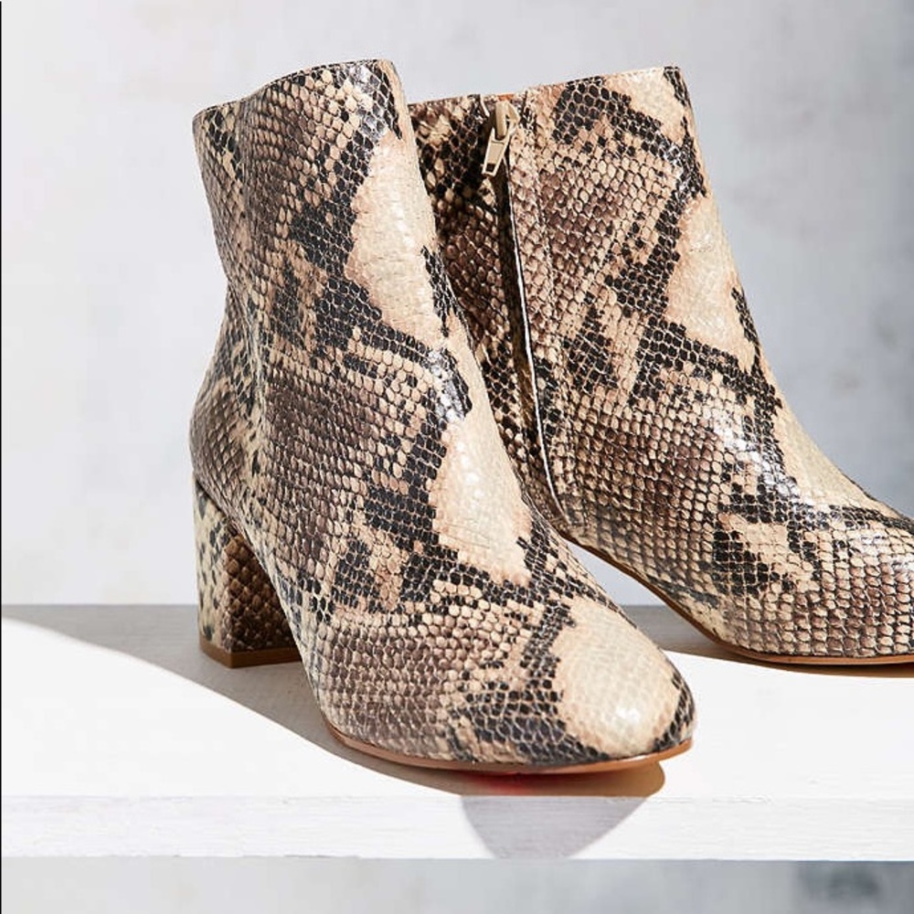 Urban Outfitters Thelma Snakeskin Boots